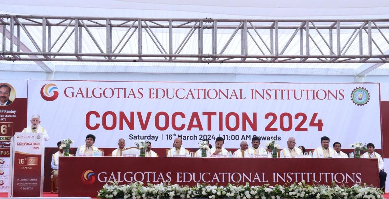 Convocation 2024 — Galgotias Educational Institutions